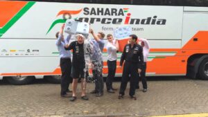 ALS Ice Bucket Challenge - Otmar Szafnauer and Steve Curnow