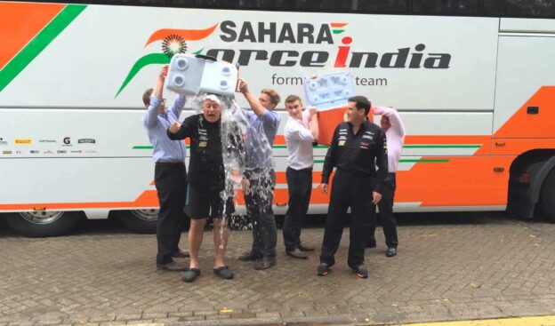 ALS Ice Bucket Challenge - Otmar Szafnauer and Steve Curnow 1 ALS Ice Bucket Challenge - Otmar Szafnauer and Steve Curnow