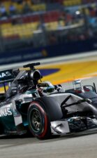 Lewis Hamilton, Mercedes W05 at Singapore