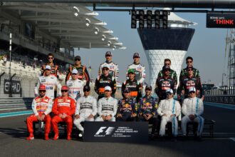 Все F1 водители, которые закончили 2014 год F1 сезон