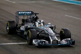 Lewis Hamilton wins 2014 F1 drivers championship Mercedes W05