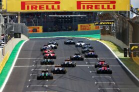 Start of 2014 Brazilian F1 GP