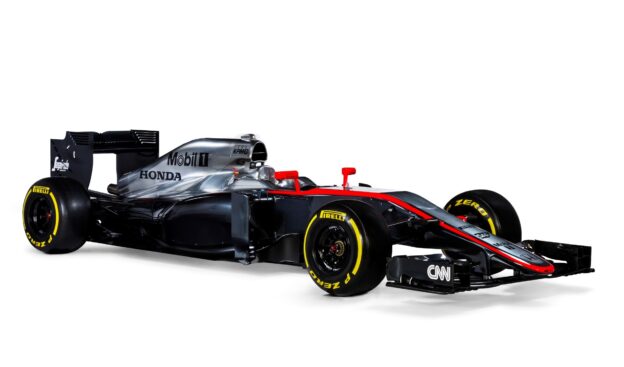 McLaren launches silver MP4-30 1 McLaren launches silver MP4-30