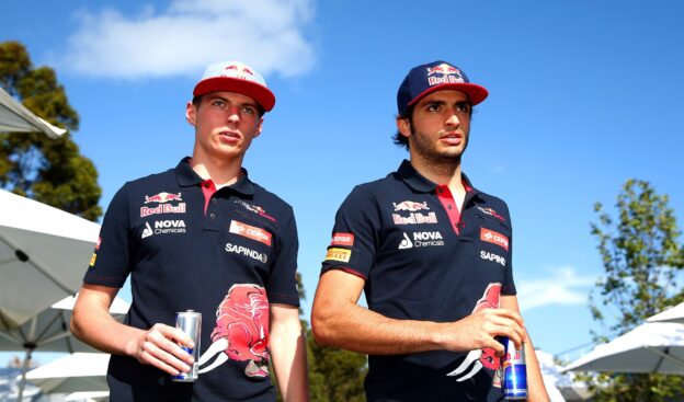 Verstappen getting on with 'rival' Sainz 1 Sainz denies Verstappen 'vetoed' Red Bull move