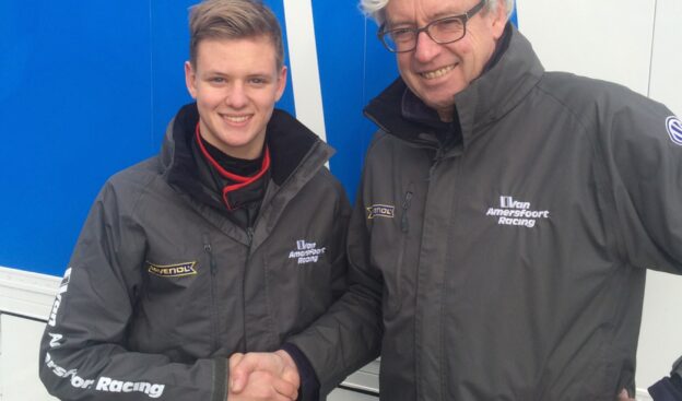 Manager warns media as Schumacher son Mick makes car debut 1 Mick Schumacher and Frits van Amersfoort