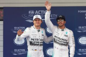 Nico Rosberg ja Lewis Hamilton