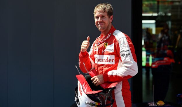 Vettel to also test Ferrari next week 1 Sebastian Vettel thumbs up