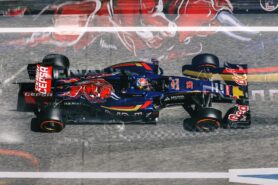 Max Verstappen driving his STR10