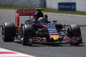 Carlos Sainz jr. driving the STR10