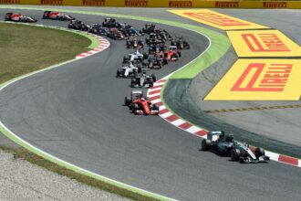 First Corners 2015 Spanish GP