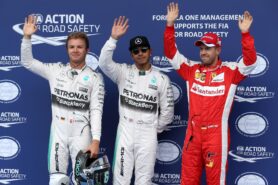 Top 3 qualifyers 2015 Austria: 1. Hamilton 2. Rosberg 3. Vettel