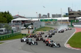 Start of 2015 Canadian F1 GP