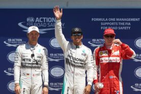 Top 3-Qualifikanten 2015 Monaco F1 GP: 1. Hamilton 2. Rosberg 3. Räikkönen