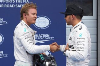 Nico Rosberg dan Lewis Hamilton