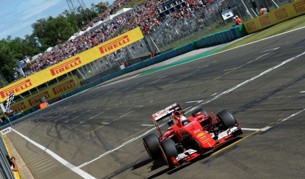 Ecclestone denies Ferrari in TV 'boycott' 1 Sebastian Vettel wins the 2015 Hungarian F1 GP