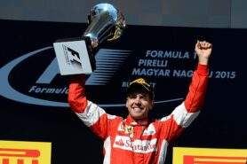 Sebastian Vettel wins the 2015 Hungarian F1 GP