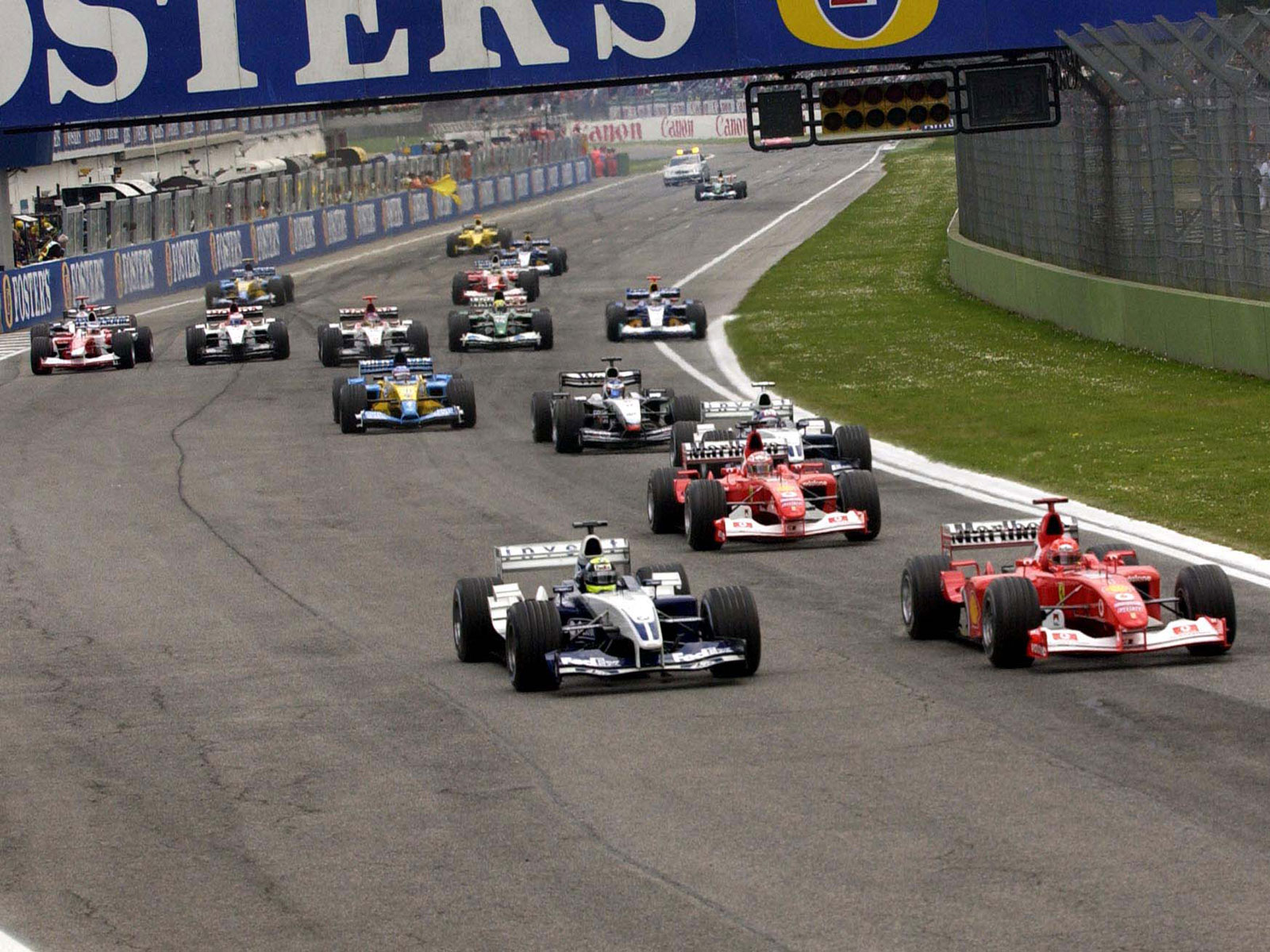 Start of 2003 San Marino F1 GP on Imola