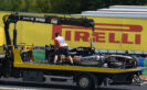 Crashed Force India VJM08