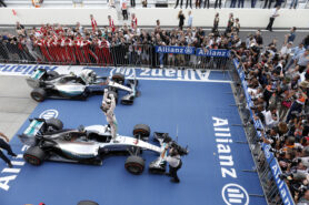 Lewis Hamilton wins for Mercedes