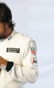 Alonso suffered collapsed lung & broken ribs
