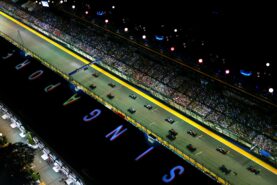 start of the 2015 Singapore Formula 1 grand prix