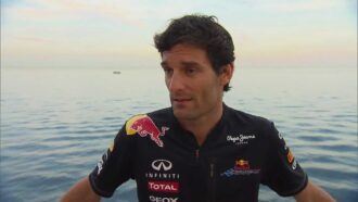 F1 2011 Interview Mark Webber (Red Bull) before the Monaco Grand Prix