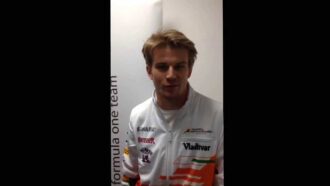 A greeting from Nico Hülkenberg