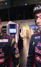Buemi and Alguersuari at iFly - Indoor Skydiving - Scuderia Toro Rosso