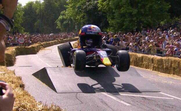 Brave Horner's Scary Red Bull 2013 Soapbox Race