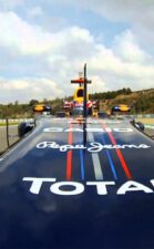 Red Bull Racing Track Day Jerez 2011 Mark Webber in the pit and on track #f1