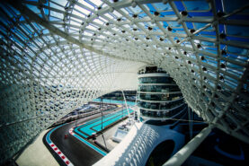 Yas Marina circuit at Abu Dhabi
