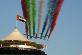 Abu Dhabi fly-by