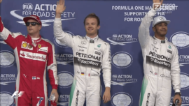 Top 3 qualifiers 2015 Abu Dhabi GP: 1. Rosberg 2. Hamilton 3. Raikkonen