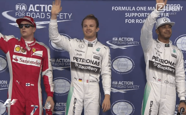 Rosberg holds on to Abu Dhabi win 1 Top 3 qualifiers 2015 Abu Dhabi GP: 1. Rosberg 2. Hamilton 3. Raikkonen