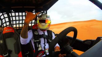 Lewis Hamilton - Onboard Dune Drifting