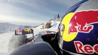 Max Verstappen F1 Show Run in the Kitzbühel Snow
