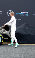 Mercedes W07 launch pictures