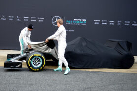 Mercedes W07 launch pictures
