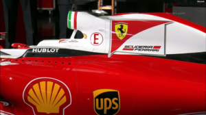 Ferrari SF16-H engine cover