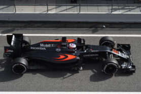 Jenson Button driving the McLaren MP4-31
