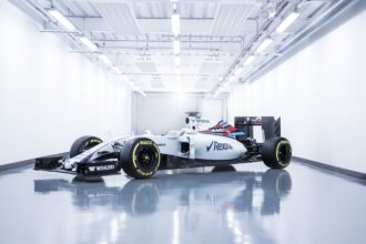 Williams FW38 좌측 전면도