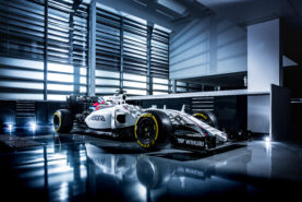 Williams FW38 F1 car front-right view