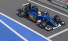 Marcus Ericsson driving the Sauber C35