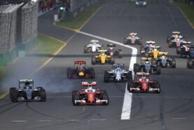 Start of the 2016 Australian F1 GP