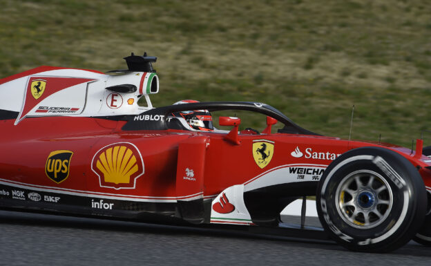 Surtees: Hamilton should re-think 'halo' stance 1 Raikkonen driving the SF16-H with Halo
