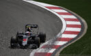 Jenson Button on track in his McLaren MP4-31