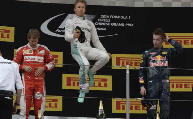 Rosberg believes he is still getting better 1 2016 Chinese F1 GP podium: 1. Rosberg 2. Vettel 3. Kvyat