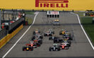 Start of the 2016 Chinese F1 GP