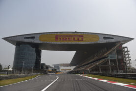 Mainstraight of the Shanghai international circuit