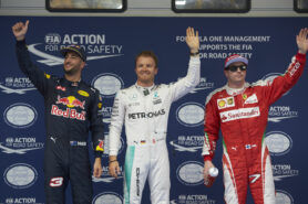 Top 3 qualifiers 2016 Chinese F1 GP